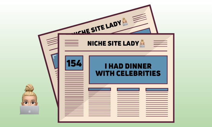 #154 | I had dinner with celebrities