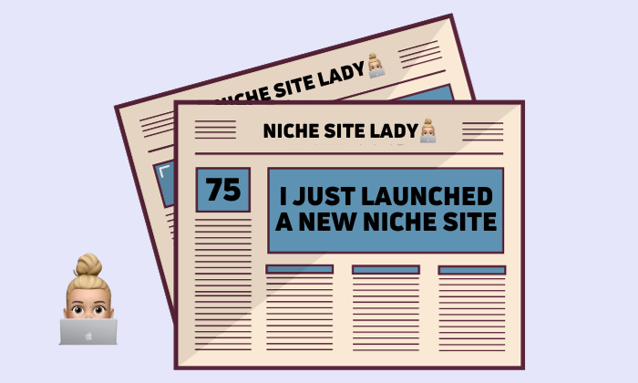 I just launched a new niche site